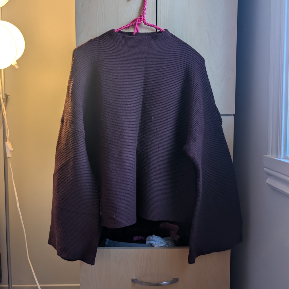 Modern Citizen Burgundy Knit Sweater